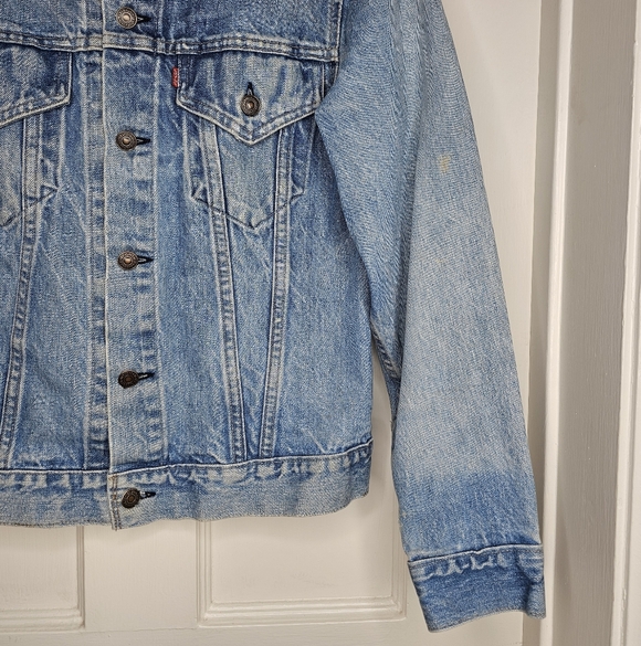 VTG 70s/80s Levi’s Denim Type III Trucker Jacket 70505-0213 - Picture 4 of 14